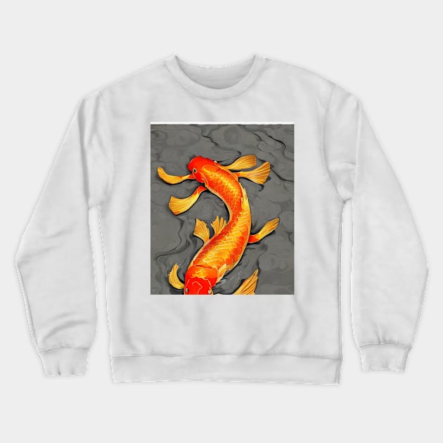 The Art of Koi Fish: A Visual Feast for Your Eyes 12 Crewneck Sweatshirt by Painthat